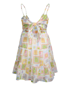 Eve Girl Matisse Tiered Mini Dress - Print