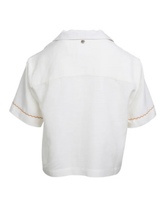 Eve Girl Sunrays Shirt - Vintage White