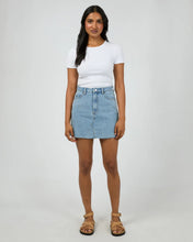 Load image into Gallery viewer, All About Eve Margot Denim Skirt - Light Blue
