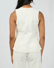 Load image into Gallery viewer, All About Eve Lena Denim Vest - Vintage White
