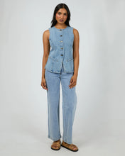 Load image into Gallery viewer, All About Eve Lena Denim Vest - Light Blue
