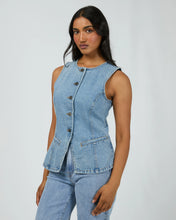 Load image into Gallery viewer, All About Eve Lena Denim Vest - Light Blue

