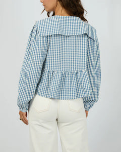 All About Eve Micky Long Sleeve Top - Check