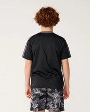 Load image into Gallery viewer, Rip Curl Boys Surf Shack Panel UPF Short Sleeve - Black
