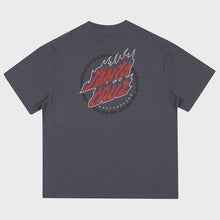 Load image into Gallery viewer, Santa Cruz Wired Flame Dot Tee - Dark Grey

