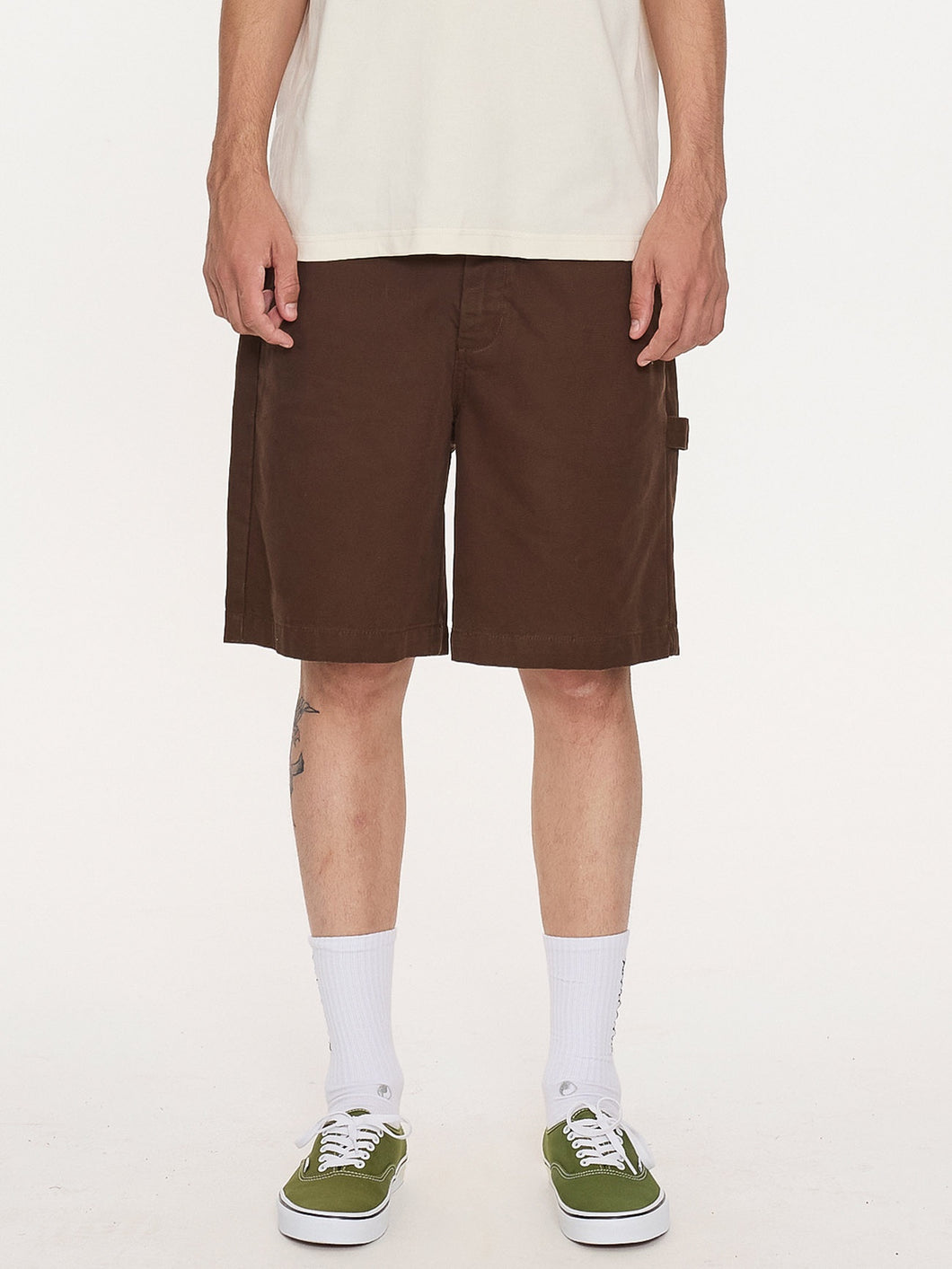 Worship Canvas Utility Short - Choc Brown
