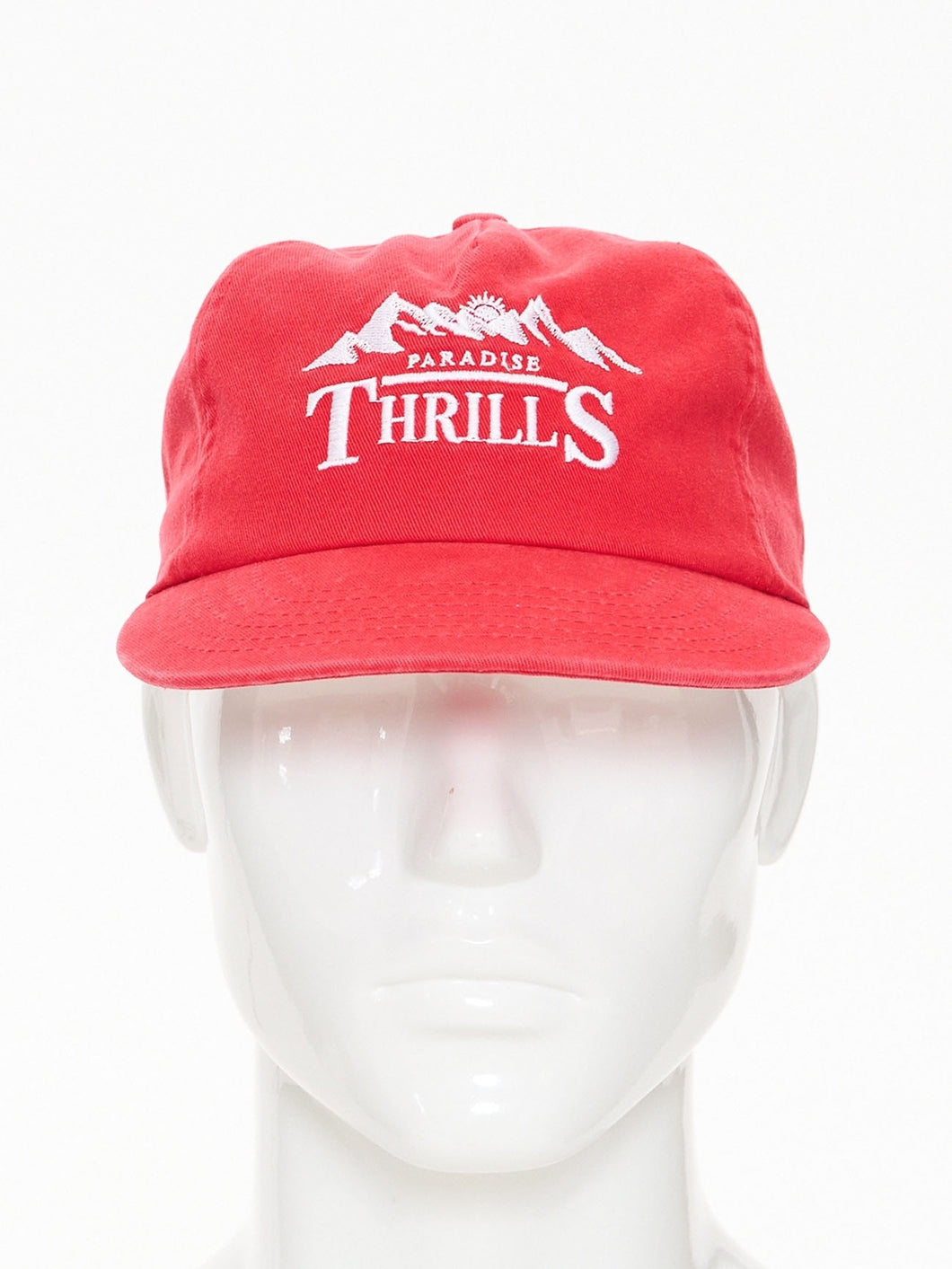 Thrills Touch The Sky 5 Panel Cap - Racing Red
