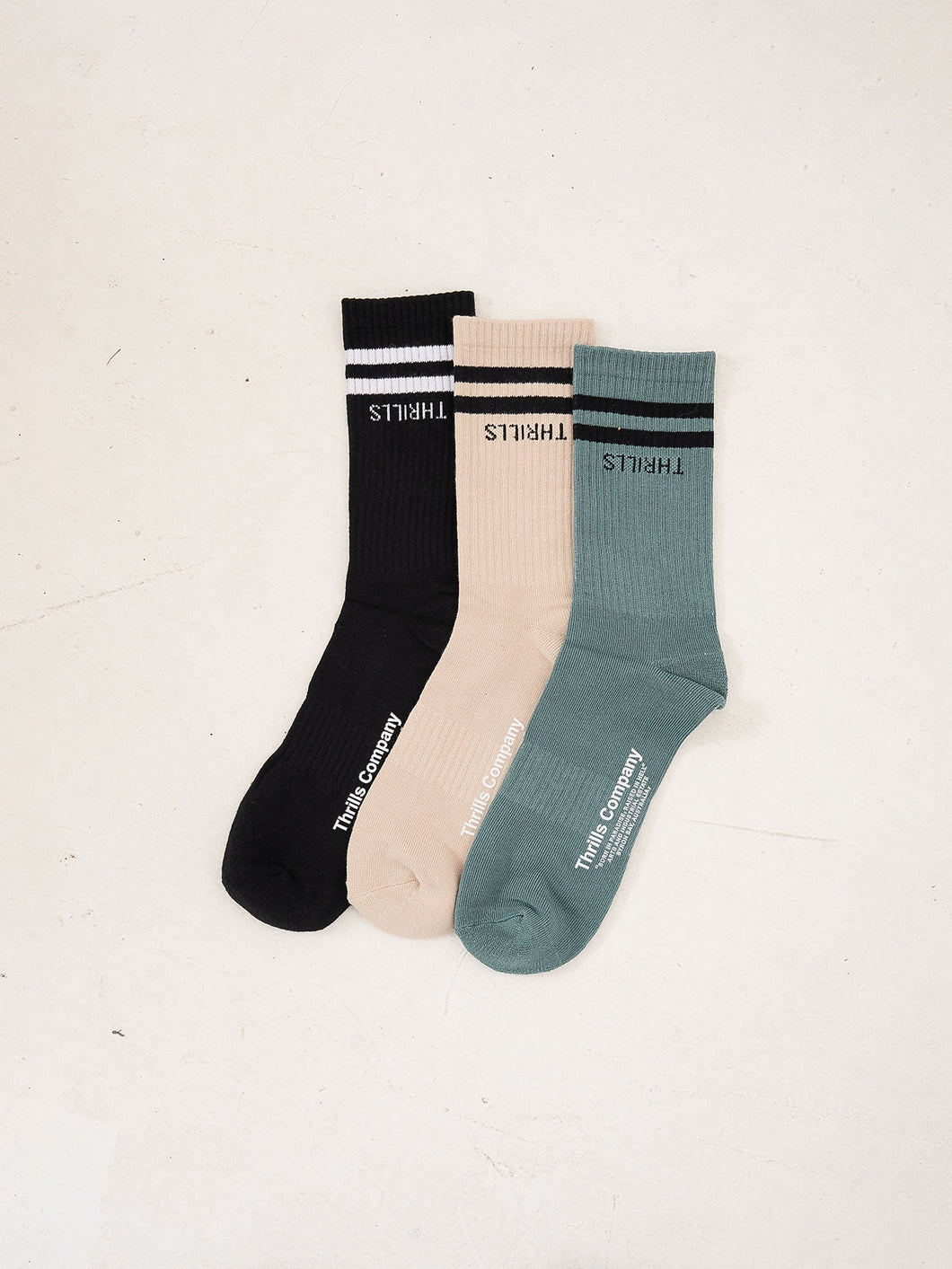 Thrills Minimal Thrills 3 Pack Socks