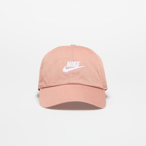 Nike Club Unstructured Futura Wash Cap - Rose Gold/White