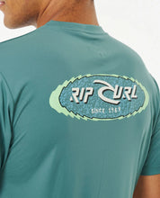 Load image into Gallery viewer, Rip Curl Fader Oval Surflite UPF Short Sleeve Swim Shirt
