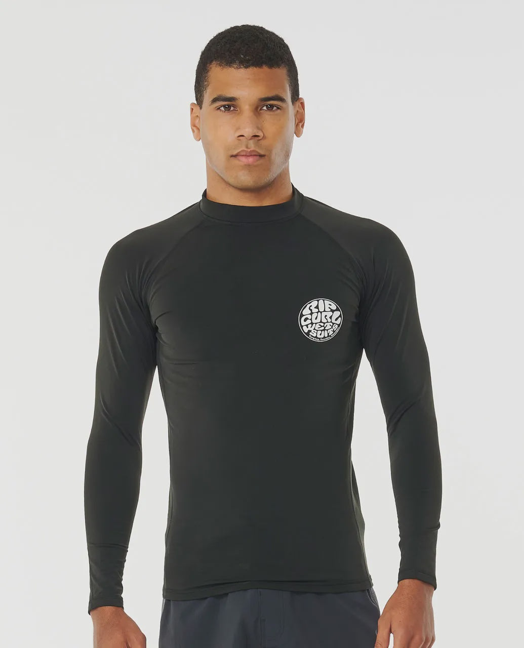 Rip Curl Icons UPF Brushed L/S Rashie - Black