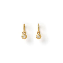 Load image into Gallery viewer, Arms Of Eve Crushed Birthstone Earrings - April
