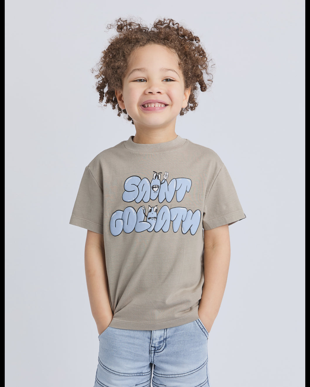 St. Goliath Streets Tee (3-7) - Tan
