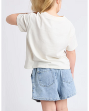 Load image into Gallery viewer, Eve Girl Tropical Tee - Vintage White (3-7)
