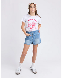 Eve Girl Stella Short - Mid Blue