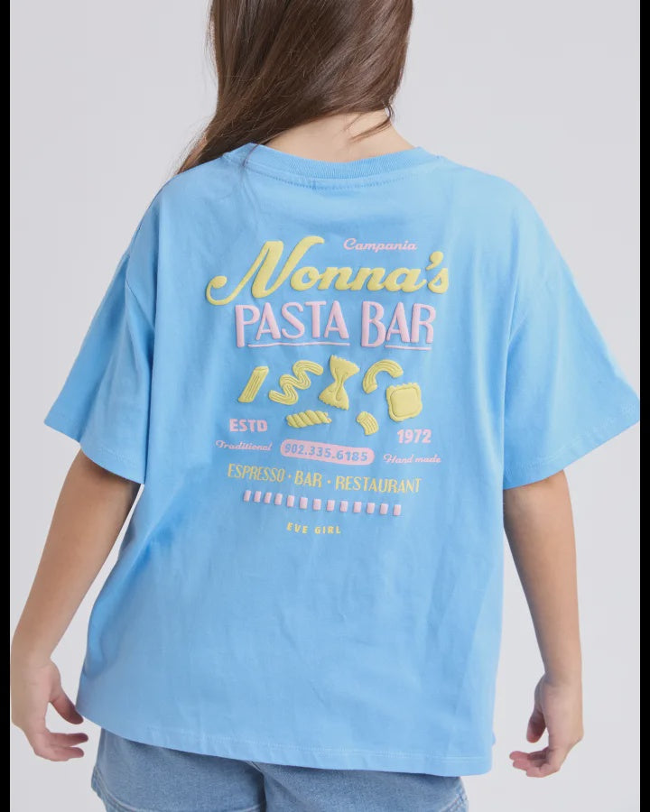 Eve Girl Nonna Tee - Blue