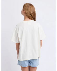 Eve Girl Tropical Tee - Vintage White