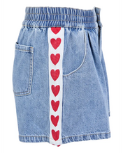 Load image into Gallery viewer, Eve Girl Love Denim Short - Denim
