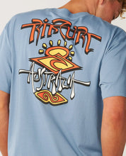 Load image into Gallery viewer, Rip Curl Aus Arch Search Tee - Faded Denim
