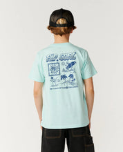 Load image into Gallery viewer, Rip Curl Rip-Tuals Art Tee - Light Aqua
