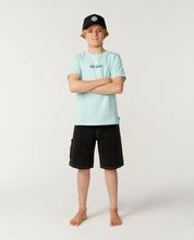 Load image into Gallery viewer, Rip Curl Rip-Tuals Art Tee - Light Aqua
