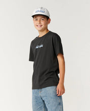 Load image into Gallery viewer, Rip Curl Boys Rip-tuals Art Tee - Washed Black
