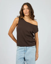 Load image into Gallery viewer, Silent Theory Ellis Off Shoulder Top - Chocolate
