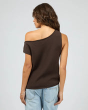 Load image into Gallery viewer, Silent Theory Ellis Off Shoulder Top - Chocolate
