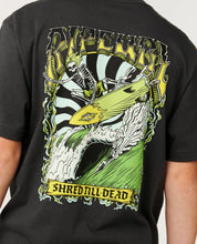 Load image into Gallery viewer, Rip Curl Boys Shredding Tee - Washed Black
