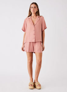 Esmaee Sundown Shirt - Rosewater