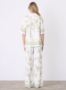 Esmaee Tranquility Shirt - Olive Floral