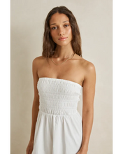 Load image into Gallery viewer, Rhythm Perry Strapless Playsuit - White
