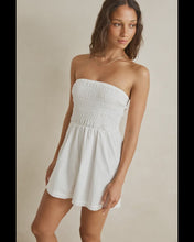Load image into Gallery viewer, Rhythm Perry Strapless Playsuit - White
