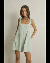 Load image into Gallery viewer, Rhythm Kirri Check Romper - Green
