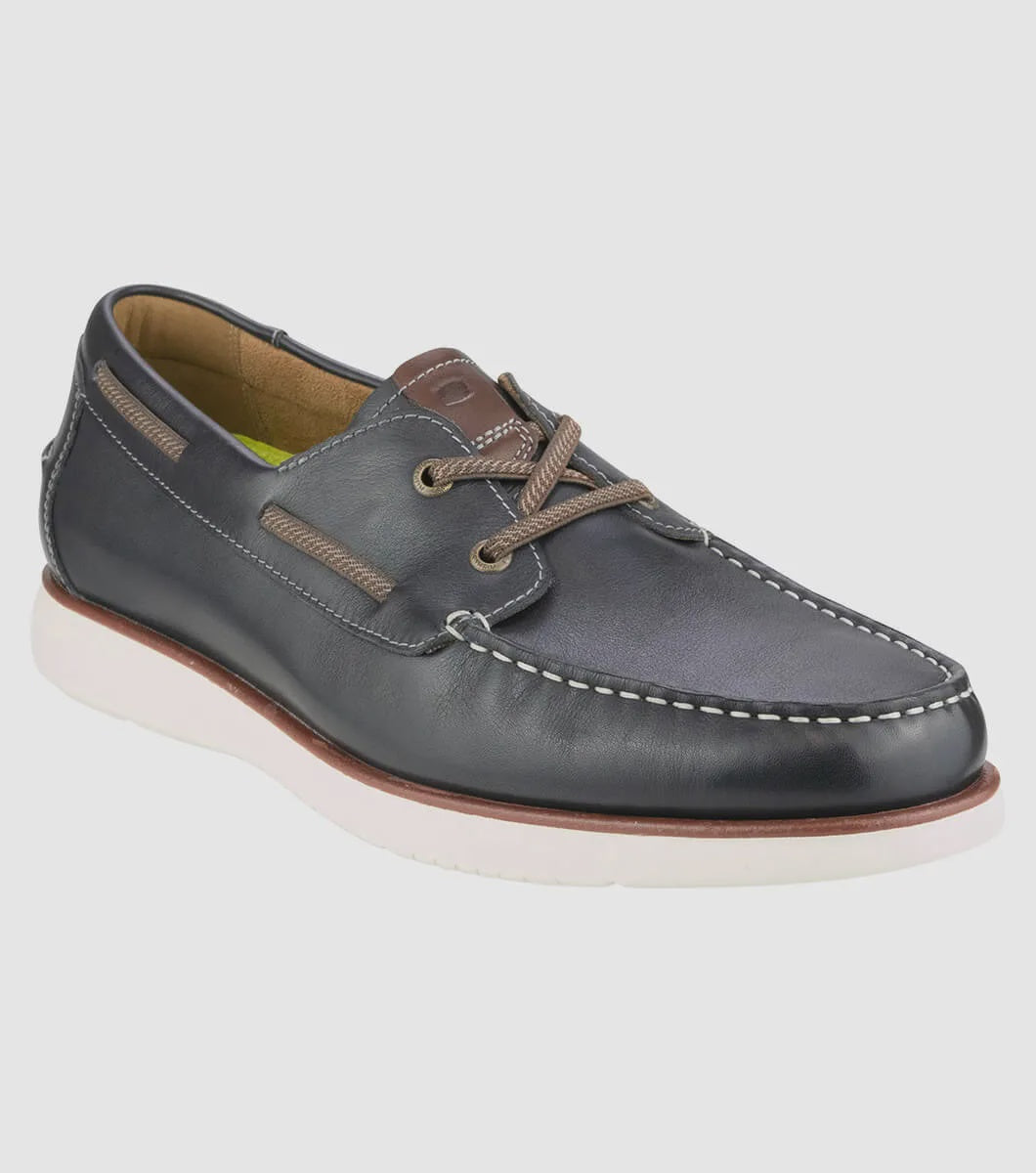Florsheim Tropics 2 Eye Boat Shoe Loafer - Navy