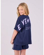 Load image into Gallery viewer, Eve Girl (8-14) Motion Tee - Navy
