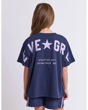 Load image into Gallery viewer, Eve Girl (8-14) Motion Tee - Navy
