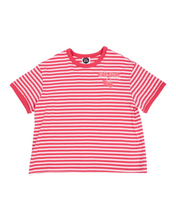 Load image into Gallery viewer, Eve Girl (3-7) Lounge Club Stripe Tee - Watermelon
