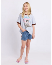Load image into Gallery viewer, Eve Girl Boots Ringer Tee - Light Blue
