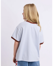 Load image into Gallery viewer, Eve Girl Boots Ringer Tee - Light Blue
