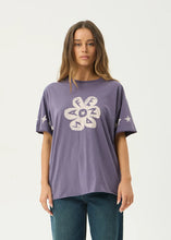 Load image into Gallery viewer, Afends Raven Oversized T-Shirt - Vintage Aubergine
