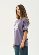 Load image into Gallery viewer, Afends Raven Oversized T-Shirt - Vintage Aubergine

