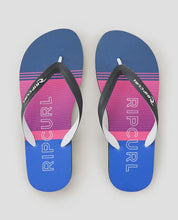 Load image into Gallery viewer, Rip Curl Breakers Bloom Open Toe Thongs - Wild Berry
