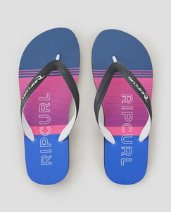 Rip Curl Breakers Bloom Open Toe Thongs - Wild Berry