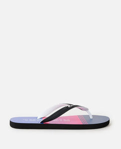 Rip Curl Breakers Bloom Open Toe Thongs - Wild Berry