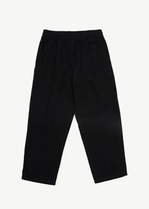 Afends Ninety Eights Recycled Elastic Waist Pant - Black