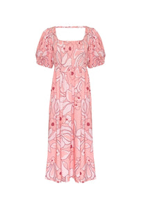 Girl and the Sun Ana Midi Dress - Desert Flower