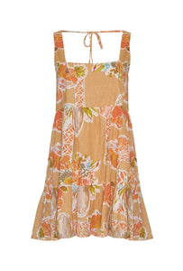 Girl And The Sun Caprise  Mini Dress - Tropical Print