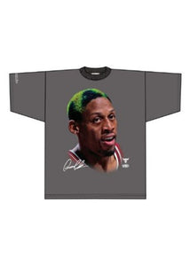 Mitchell & Ness Bighead Rodman Tee - Granite Grey