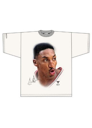 Mitchell & Ness Bighead Pippen Tee - Egret